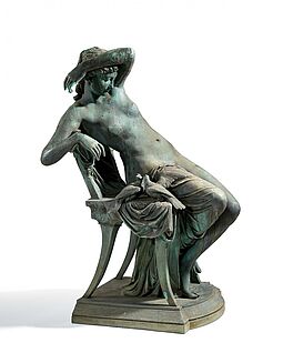 Louis-Julien Jules Franceschi 1825-1893 - Gartenskulptur Aphrodite, 62161-1, Van Ham Kunstauktionen