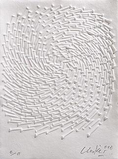 Guenther Uecker - Spirale, 73759-8, Van Ham Kunstauktionen