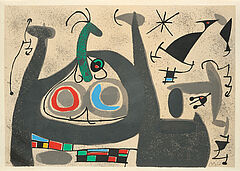 Joan Miro - Aus Le Lezard aux Plumes dOr, 81207-4, Van Ham Kunstauktionen