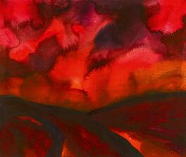 Herbert Beck - Landschaft mit rotem Abendhimmel, 56612-3, Van Ham Kunstauktionen
