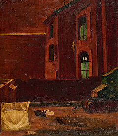 Theo Champion - Hinterhof, 76875-13, Van Ham Kunstauktionen