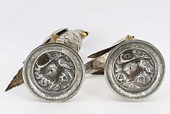 Deutschland - Zwei praechtig gearbeitete Papageien, 74103-8, Van Ham Kunstauktionen