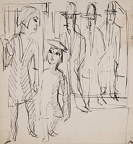 Ernst Ludwig Kirchner - Vor dem Schaufenster, 73022-8, Van Ham Kunstauktionen