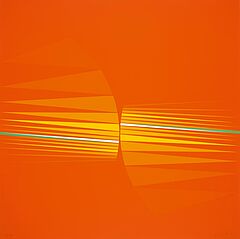 Lothar Quinte - Gegenfaecher orange<br >, 55055-90, Van Ham Kunstauktionen