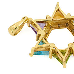 Juwelier H. Stern - Farbstein-Diamant-Anhänger "Stern", 81602-31, Van Ham Kunstauktionen