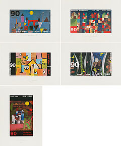 Almir da Silva Mavignier - Konvolut von 5 Offsets, 70409-9, Van Ham Kunstauktionen