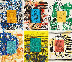 David Salle - Liveley Iris, 60858-65, Van Ham Kunstauktionen