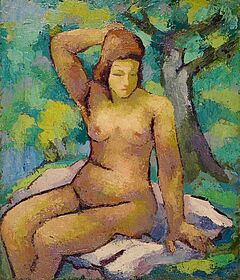 Fritz Schaefler - Weiblicher Akt im Freien, 79000-6900, Van Ham Kunstauktionen