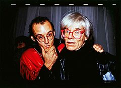 Nan Goldin - Andy Warhol and Keith Haring at Palladium NY, 76529-3, Van Ham Kunstauktionen