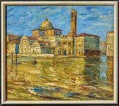 Otto Eduard Pippel - Venedig Canal Grande mit Kirche San Geremia, 76454-1, Van Ham Kunstauktionen