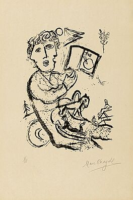 Marc Chagall - The Artist with the Book, 63002-2, Van Ham Kunstauktionen