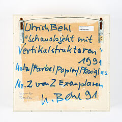 Ulrich Behl - Schauobjekt mit Vertikalstruktoren, 76709-7, Van Ham Kunstauktionen