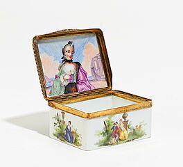 Wohl Meissen - Tabatiere mit Bildnis einer Dame, 68405-4, Van Ham Kunstauktionen
