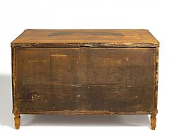 Deutschland - Kommode mit Landschaften und idealen Rheinansichten in Schwarzlotmalerei, 80222-5, Van Ham Kunstauktionen