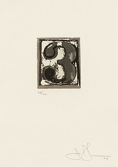 Jasper Johns - 0-9, 70002-2, Van Ham Kunstauktionen