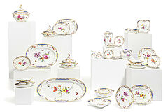 KPM - GROssES SPEISESERVICE BRESLAUER STADTSCHLOSS, 76195-14, Van Ham Kunstauktionen