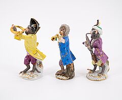 Meissen - Zwoelf Figuren der Affenkappelle, 77350-1, Van Ham Kunstauktionen
