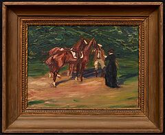 Otto Dill - Vor dem Ausritt, 81676-1, Van Ham Kunstauktionen