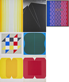 Verschiedene Kuenstler - Konvolut von 7 Serigrafien, 70201-27, Van Ham Kunstauktionen