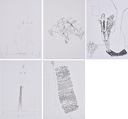 Felix Droese - Konvolut von 5 Zeichnungen, 69500-48, Van Ham Kunstauktionen