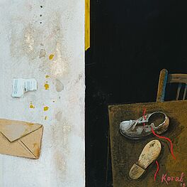 Karl Korab - Tisch mit Schuhen, 76781-1, Van Ham Kunstauktionen