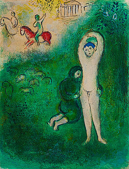 Marc Chagall - Daphnis et Gnathon Aus Daphnis et Chloe, 69677-20, Van Ham Kunstauktionen