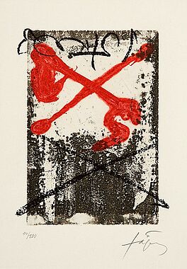 Antoni Tapies - Auktion 311 Los 901, 49626-14, Van Ham Kunstauktionen