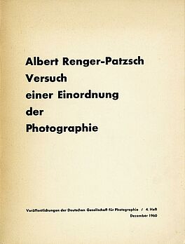 Albert Renger-Patzsch - Auktion 318 Los 1189, 50009-6, Van Ham Kunstauktionen