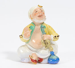 Meissen - Sitzender Tuerke mit Wasserpfeife, 75074-9, Van Ham Kunstauktionen