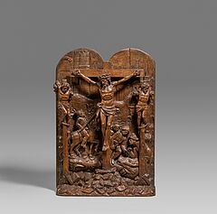 Niederrheinische Schule - Kreuzigungsgruppe, 75183-2, Van Ham Kunstauktionen