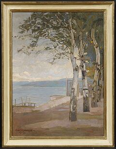 Christian Adam Landenberger - Birken am Seeufer Ammersee, 69595-4, Van Ham Kunstauktionen