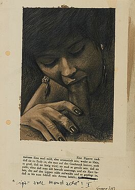 Franz Burkhardt - Cigar avec moustache, 300001-673, Van Ham Kunstauktionen