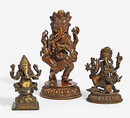 Drei Figuren des Ganesha, 65765-7, Van Ham Kunstauktionen