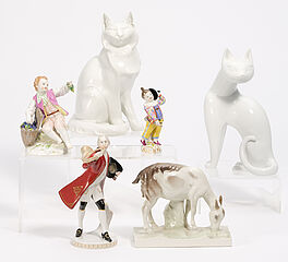KPM - Konvolut von 6 Porzellanfiguren, 75074-84, Van Ham Kunstauktionen