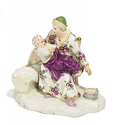 Meissen - Miniaturgruppe Mutter mit Kind, 58999-79, Van Ham Kunstauktionen