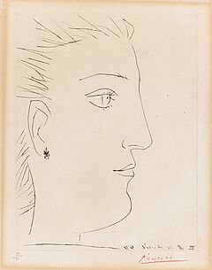 Pablo Picasso - Profil de Femme, 64067-5, Van Ham Kunstauktionen