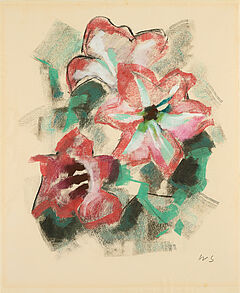 Werner Scholz - Rote Blueten, 80374-497, Van Ham Kunstauktionen