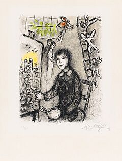 Marc Chagall - Le peintre devant le tableau, 56506-3, Van Ham Kunstauktionen