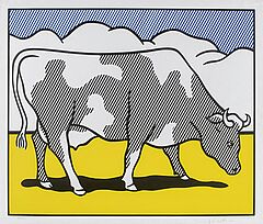 Roy Lichtenstein - Cow Triptych Cow Going Abstract, 69555-3, Van Ham Kunstauktionen