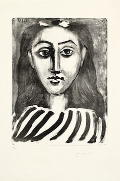 Pablo Picasso - Tete de jeune fille, 58745-1, Van Ham Kunstauktionen