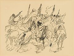 Zwei Lithografien mit Reiterdarstellungen, 79879-5, Van Ham Kunstauktionen