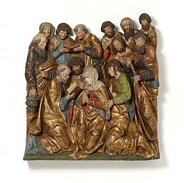 Fraenkischer Meister - Die Gruppe der Apostel um Maria, 55237-9, Van Ham Kunstauktionen