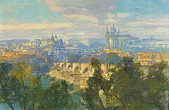 Jaroslav Setelik - Prag Blick auf Hradschin, 81393-1, Van Ham Kunstauktionen