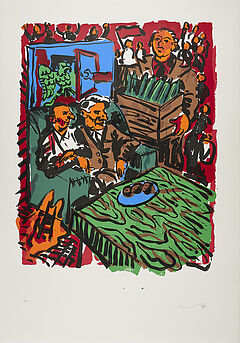 Joerg Immendorff - 3 Oktober 90, 75038-4, Van Ham Kunstauktionen