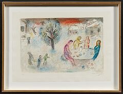 Marc Chagall - Le Repas Chez Dryas Aus Daphnis et Chloe, 77831-2, Van Ham Kunstauktionen