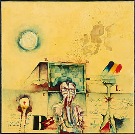 Matko Trebotic - Portraet mit Quadrat, 60174-402, Van Ham Kunstauktionen