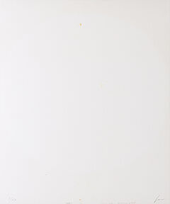 Rupprecht Geiger - leuchtgelber Kreis auf silber, 73628-1, Van Ham Kunstauktionen