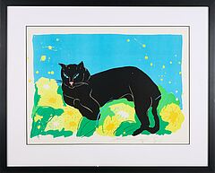 Walasse Ting - Black Cat, 76652-12, Van Ham Kunstauktionen