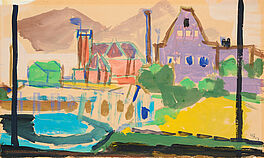 Willy Robert Huth - Haeusergruppe, 80374-222, Van Ham Kunstauktionen