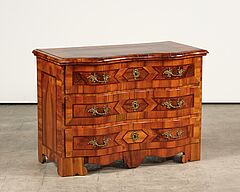 Deutschland - Barockkommode mit drei Schueben und geschwungener Front, 76849-7, Van Ham Kunstauktionen